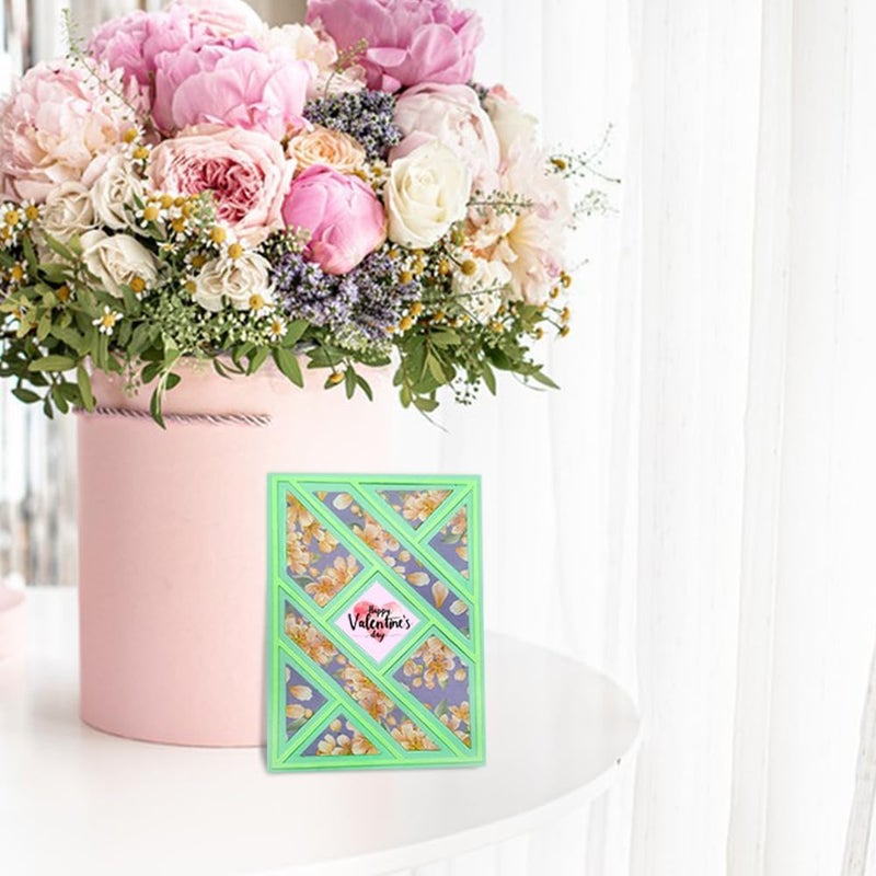 AFUNTA 3 PCS Rectangular Die Cuts for Card Making, Frame Scrapbook Metal Cutting Dies Embossing Tools for Card Making Supplies, Paper Album Decor - Image 4